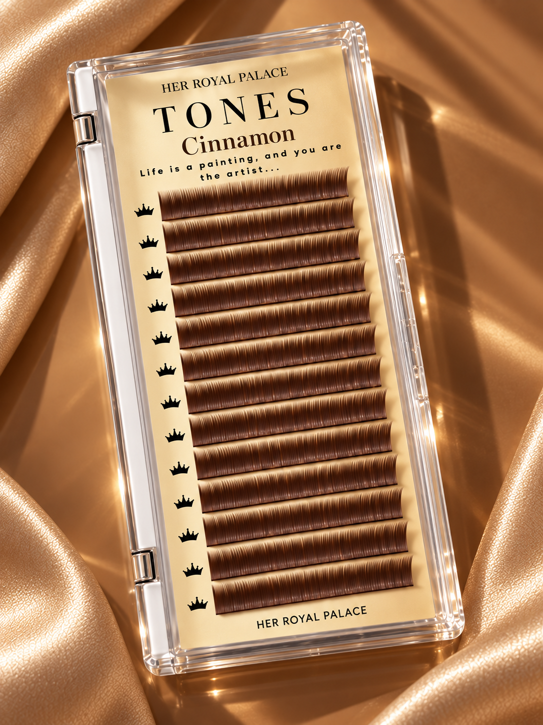 "Tones" - Brown Lash Trays